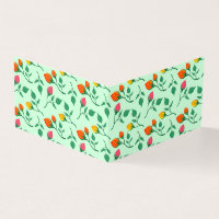 Floral pattern with colored rose flowers