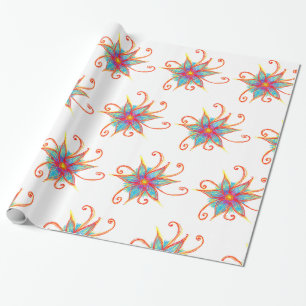 Floral Pattern Wrapping Paper