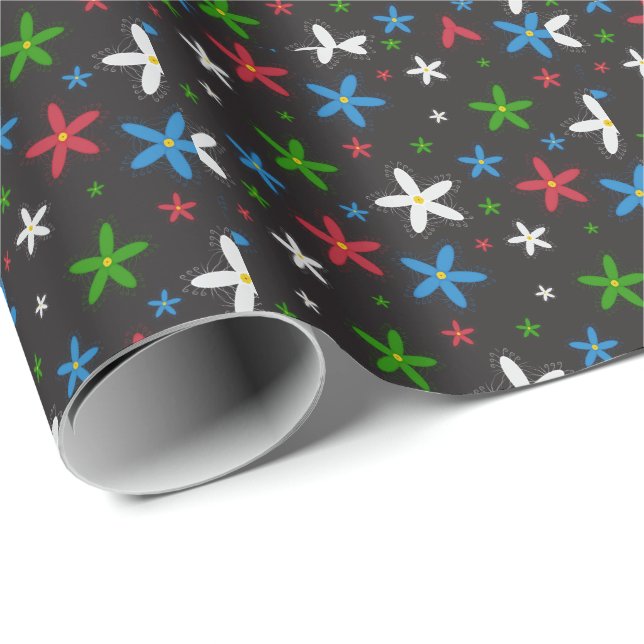 Floral Pattern  Wrapping Paper (Roll Corner)