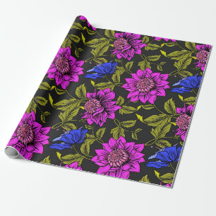 Floral Pattern Wrapping Paper