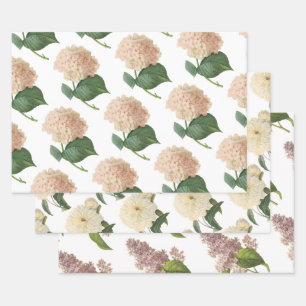 Floral Pattern Wrapping Paper Sheet