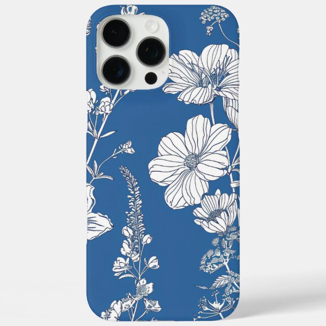 Floral Patterned Case-Mate iPhone Case (Back)
