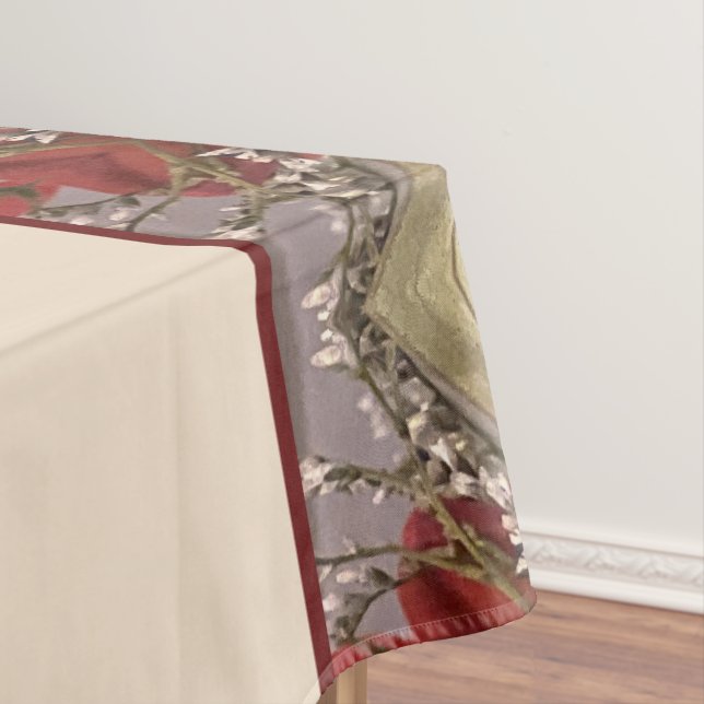 Floral Patterned Designer Tablecloth (In Situ)