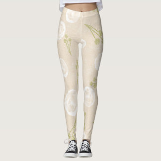 Floral Patterned Leggings 