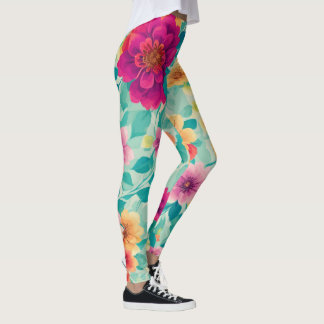 Floral Patterned Leggings