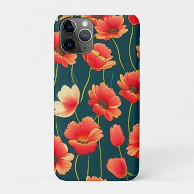 floral patterned phone Case-Mate iPhone case (Back)