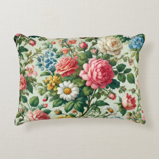 Floral Patterns Accent Pillow