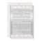 Floral Peach and Silver Wedding Invitations