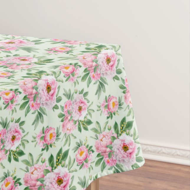 Floral Peonies Tablecloth  (In Situ)