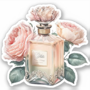 Floral Perfume Bottle