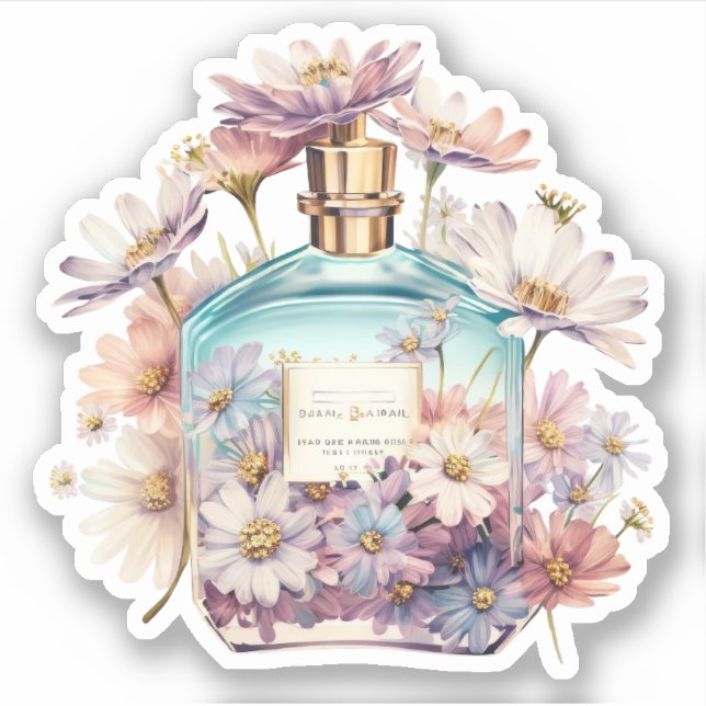 Floral Perfume Bottle (Front)