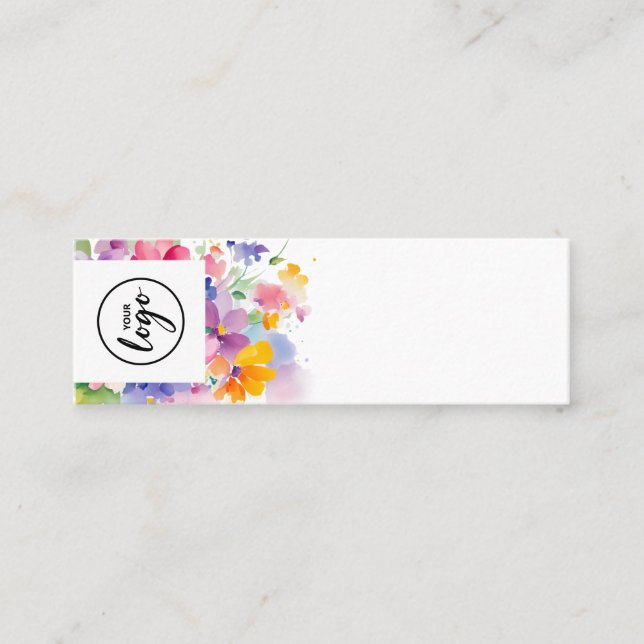 Floral Perfume Tester Mini Business Card (Front)