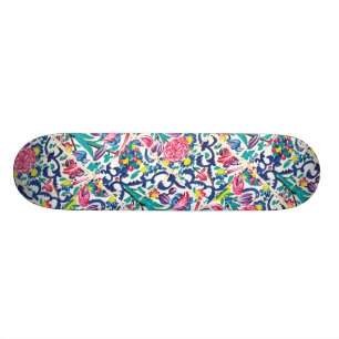 Floral persian Garden Skateboard