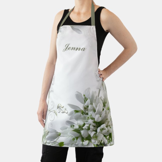 Floral Personalized Apron (Insitu)