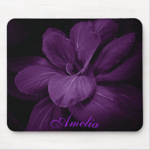 Floral Personalized Mouse Pad