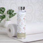 Floral Personalized Name Wildflower Water Bottle<br><div class="desc">Be ready to turn heads with this gorgeous Wildflower Water Bottle. It features a beautiful watercolor floral pattern and can be personalized with your name. Perfect for taking on hikes or keeping with you at the gym, this stylish bottle is sure to become your favourite companion.</div>