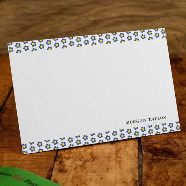 Floral Personalized Note Cards (Creator Uploaded)