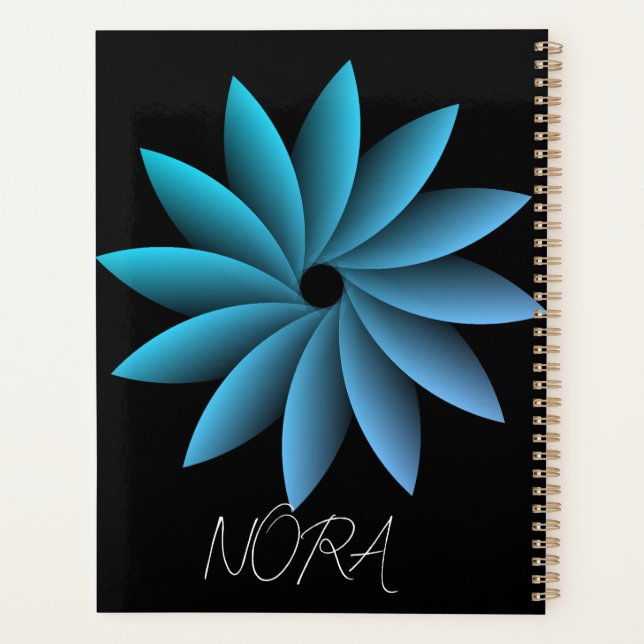 Floral  Personalized Planner (Back)