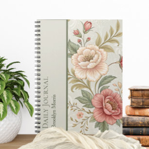 Floral Personalized Planner Journal/Notebook Notebook