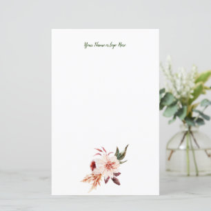 Floral Personalized Stationery