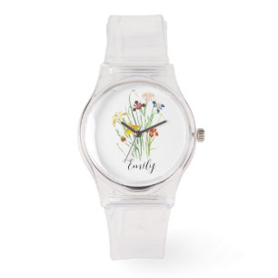 Floral Personalized Watch