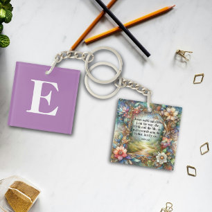 Floral Personnalisé Monogramme Inspiration Christi