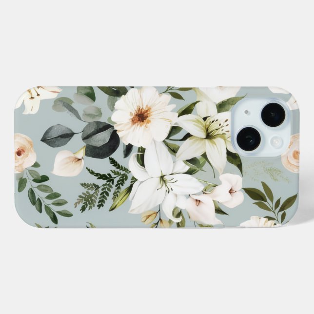 Floral phone case (Back (Horizontal))