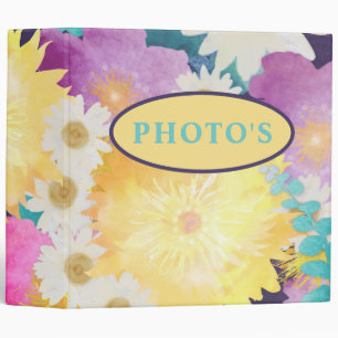 Floral Photo Album Binder