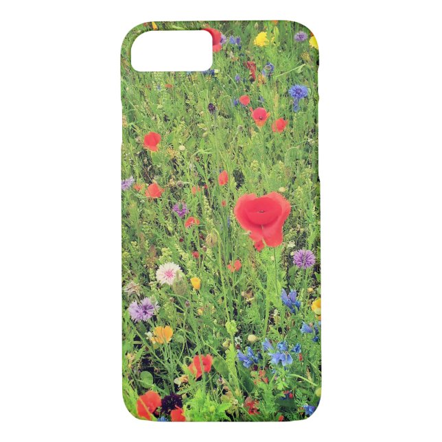 Floral Photo Apple iPhone 7, Barely There Case-Mate iPhone Case (Back)