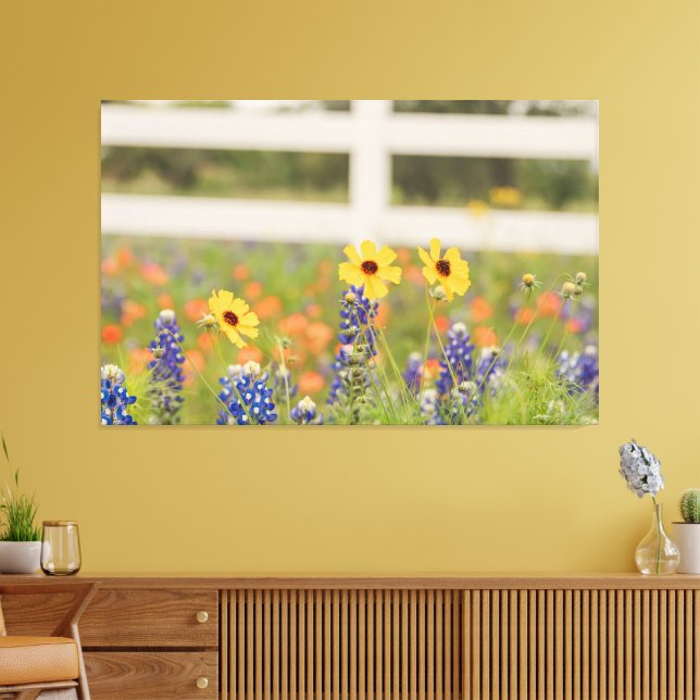 Floral Photo Decor from Texas Hill Country (Insitu(LivingRoom))