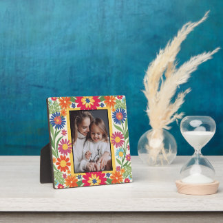 Floral Photo Frame – Custom Picture with Flower