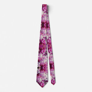 Floral Photo Pattern  Tie