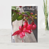 Floral Photography Personalised 65th Birthday