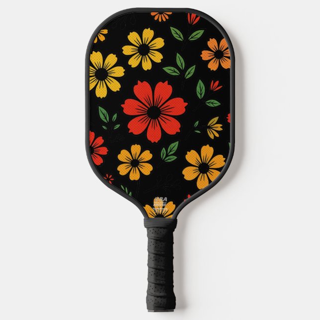 Floral Pickleball Paddle (Front)
