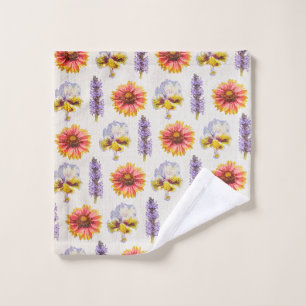 Floral Pillow Wash Cloth