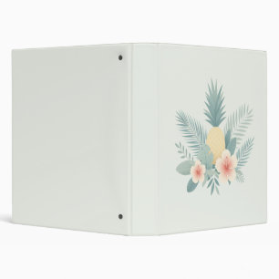 Floral Pineapple & Hawaiian Binder