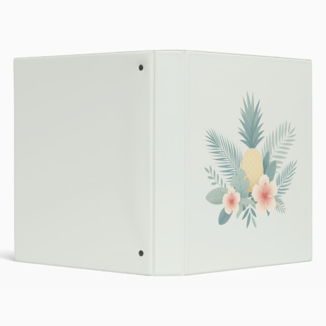 Floral Pineapple & Hawaiian Binder (Background)