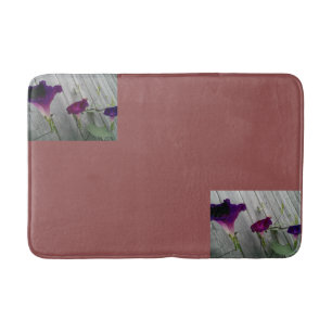 Floral Pink Bath Mat