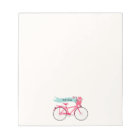 Floral Pink Bike Monogram
