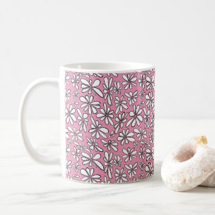 Floral Pink Coffee Mug