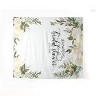 Floral Pink Ivory Bridal Shower PHOTO BACKDROP