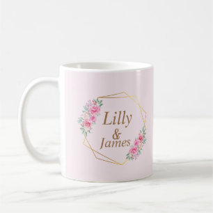 Floral Pink wedding  Coffee Mug