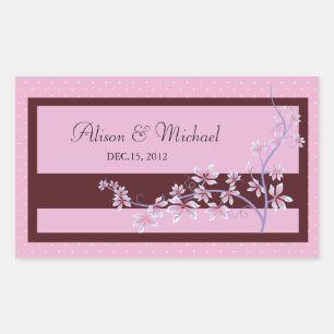 Floral Pink -Wedding Seal