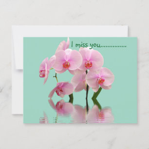 Floral pinkie postcard