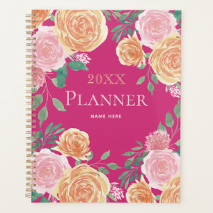 Floral Planner Notebook