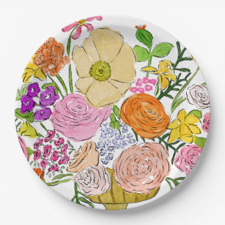 Floral Plate | Poppy + Patrick