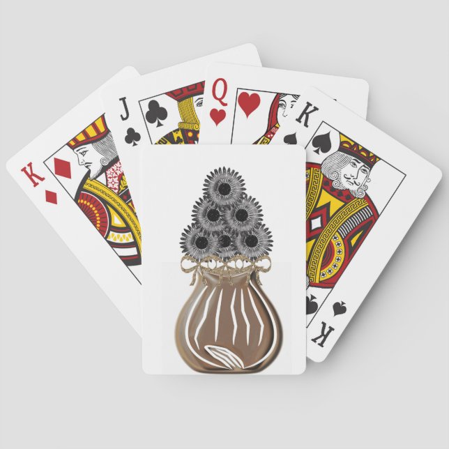 Floral Playing Card Deck (Back)