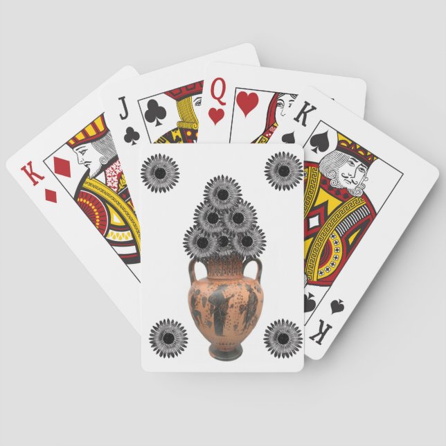Floral Playing Card Deck (Back)