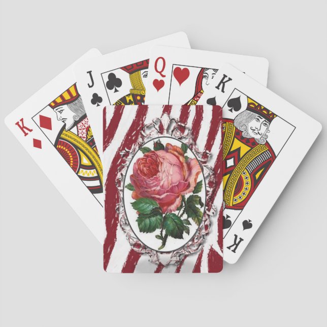 Floral Playing Card Deck (Back)