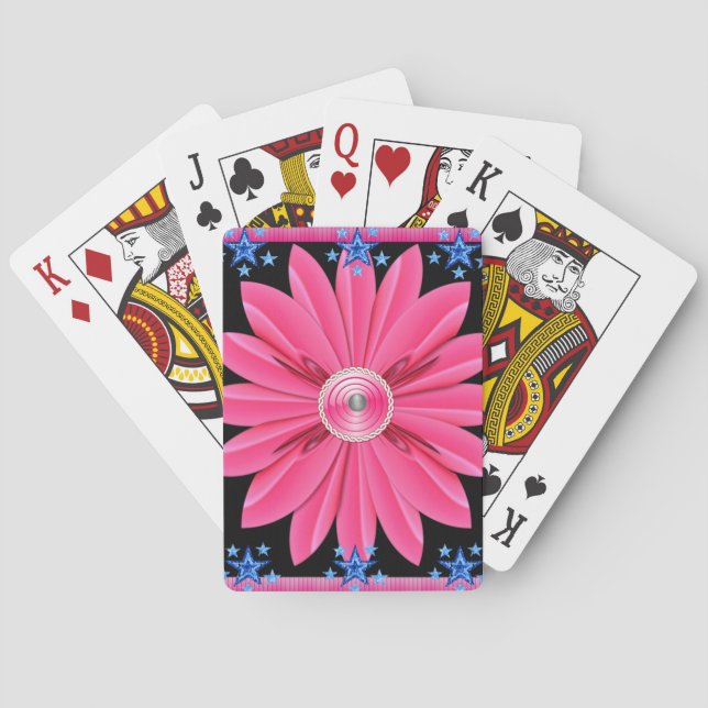 Floral Playing Card Deck (Back)